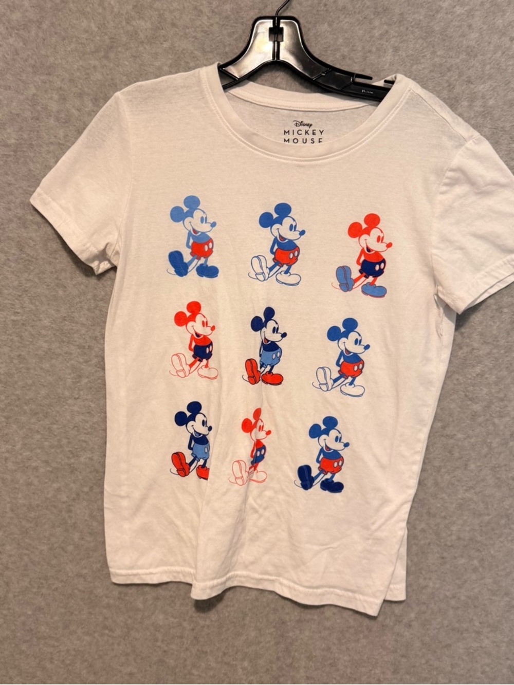 Disney Kids Mickey Mouse Graphic Tee - White, Red & Blue